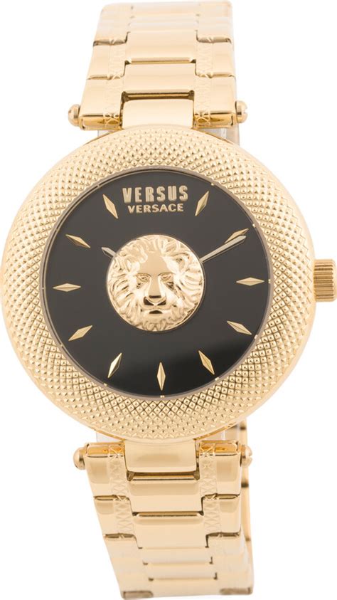 Versus Versace Womens Brick Lane Lion Crystal Watches